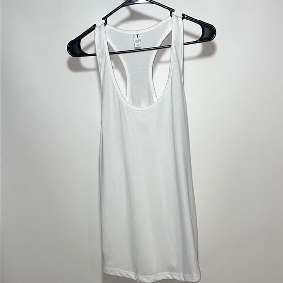 Next Level Apparel White Sleeveless Relaxed Tank Top - Picture 1 of 7
